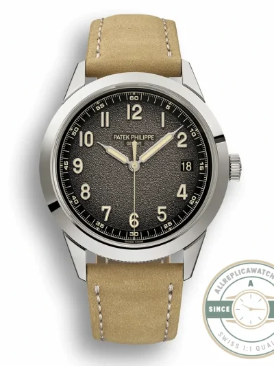 Replica Patek Philippe DATE, SWEEP SECONDS. 40 mm, White gold, 5226G-001 - Best Quality Replica Watch