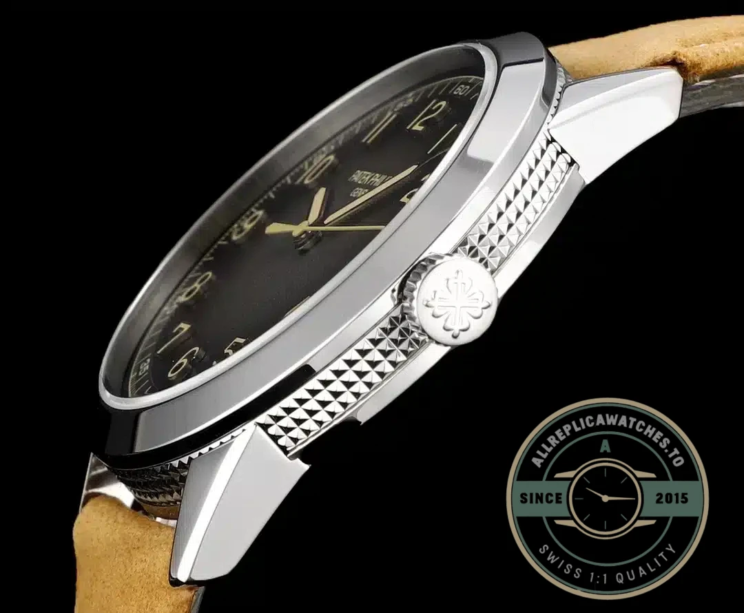 Replica Patek Philippe DATE, SWEEP SECONDS. 40 mm, White gold, 5226G-001 - Premium Super Clone Watch