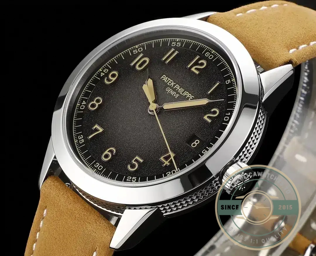 Replica Patek Philippe DATE, SWEEP SECONDS. 40 mm, White gold, 5226G-001 - Affordable Luxury Replica Timepiece