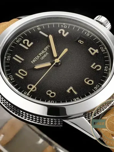 Replica Patek Philippe DATE, SWEEP SECONDS. 40 mm, White gold, 5226G-001 - High-Grade Replica Watch
