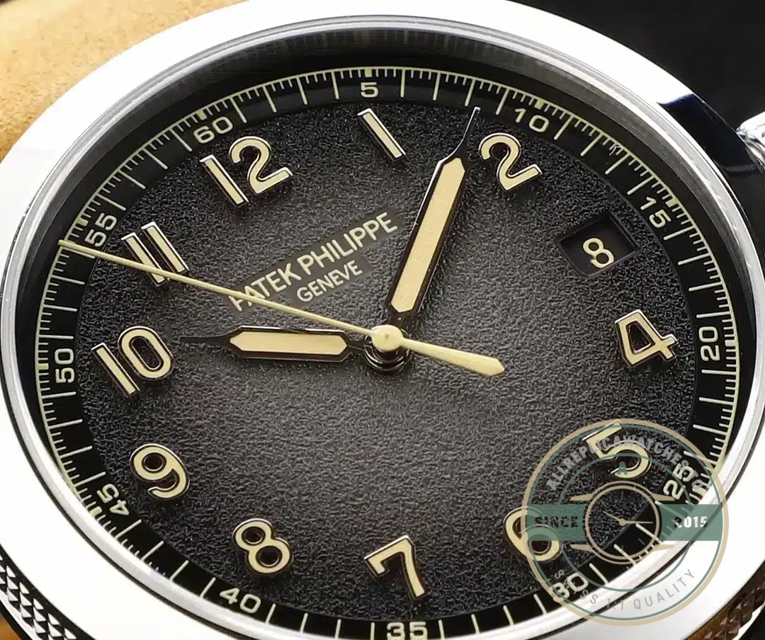 Replica Patek Philippe DATE, SWEEP SECONDS. 40 mm, White gold, 5226G-001 - Swiss-Made Clone Watch