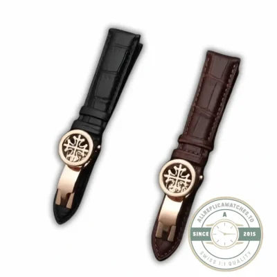 Replica Patek Philippe Leather Strap Calatrava&Complication - Luxury Replica Watch