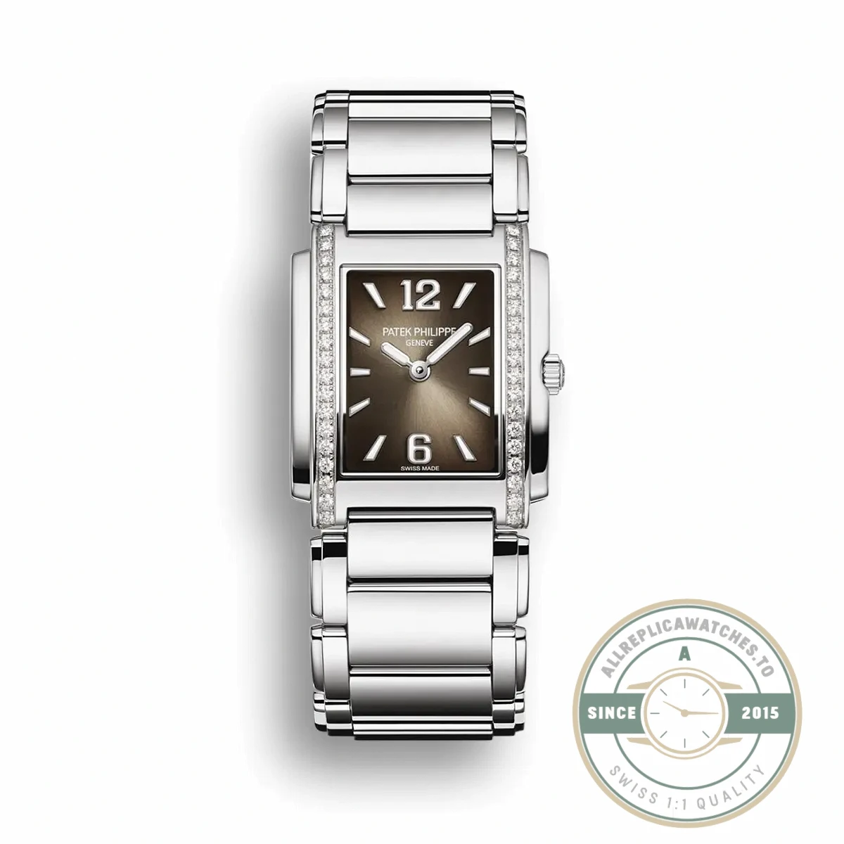 Replica Patek Philippe TWENTY~4 30 mm, Stainless steel, 4910-1200A-010 - Affordable Luxury Replica Timepiece