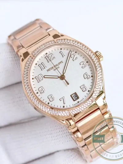 Replica Patek Philippe TWENTY~4 Automatic 36 mm, Rose Gold, 7300-1200R-010 - Affordable Super Clone Watch