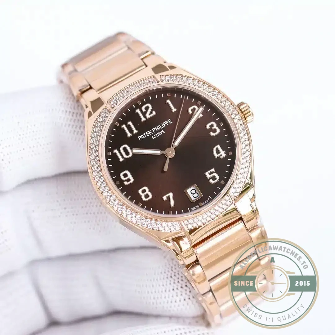 Replica Patek Philippe TWENTY~4 Automatic 36 mm, Rose Gold, 7300-1200R-010 - 1:1 Swiss Replica Watch