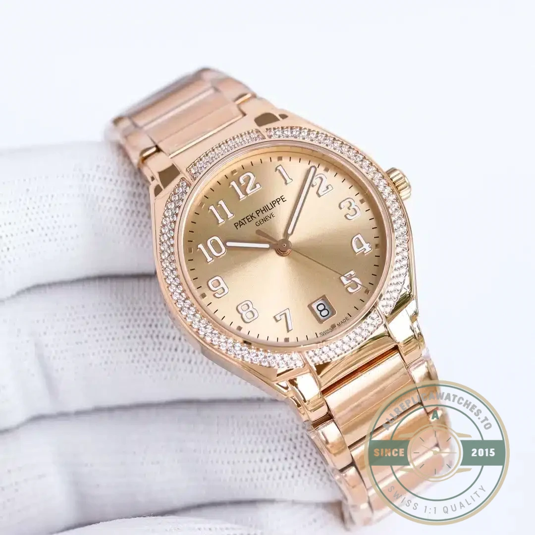 Replica Patek Philippe TWENTY~4 Automatic 36 mm, Rose Gold, 7300-1200R-010 - Best Quality Replica Watch