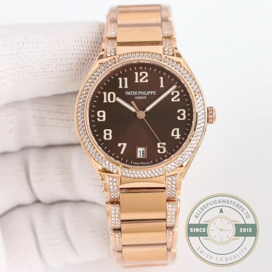Replica Patek Philippe TWENTY~4 Automatic 36 mm, Rose Gold, 7300-1450R - Affordable Luxury Replica Timepiece
