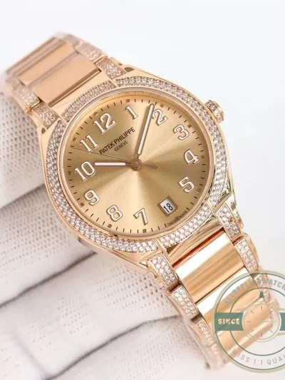 Replica Patek Philippe TWENTY~4 Automatic 36 mm, Rose Gold, 7300-1450R - Factory Super Clone Watch