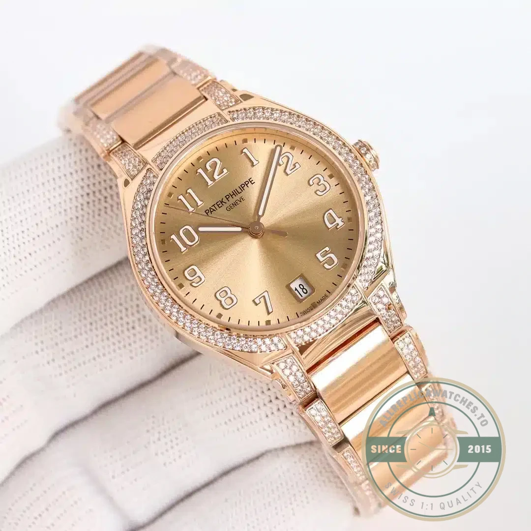 Replica Patek Philippe TWENTY~4 Automatic 36 mm, Rose Gold, 7300-1450R - Factory Super Clone Watch