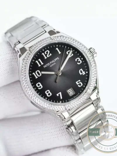 Replica Patek Philippe TWENTY~4 Automatic 36 mm, Stainless steel, 7300-1200A-001 - Budget Luxury Replica Watch
