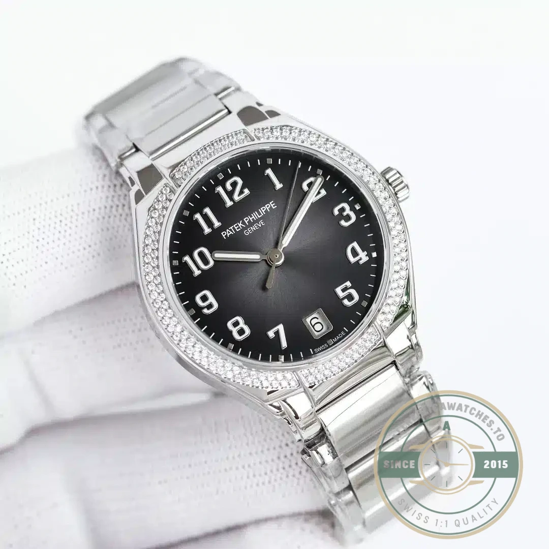 Replica Patek Philippe TWENTY~4 Automatic 36 mm, Stainless steel, 7300-1200A-001 - Budget Luxury Replica Watch