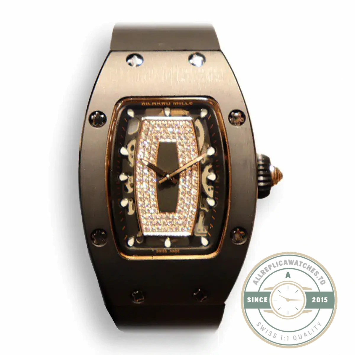 Replica Richard Mille 007-1 Ceramic Black Dial - Best Quality Replica Watch