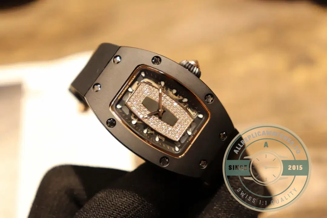 Replica Richard Mille 007-1 Ceramic Black Dial - High-Grade Replica Watch