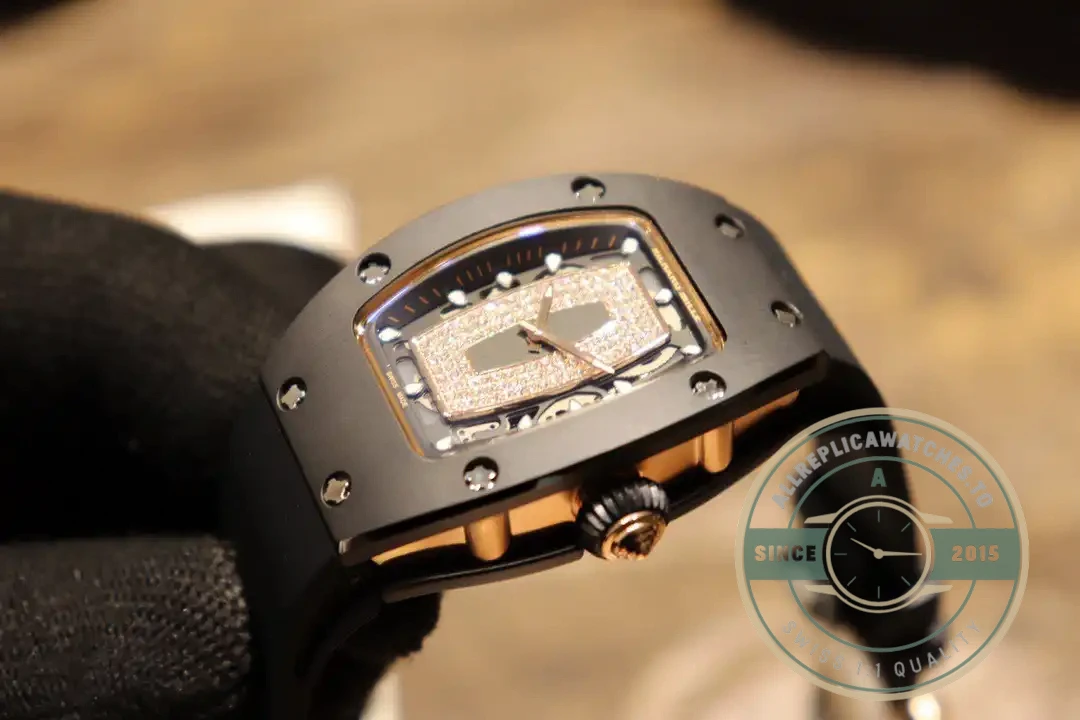 Replica Richard Mille 007-1 Ceramic Black Dial - Factory Super Clone Watch
