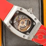 Replica Richard Mille 007-1 Diamond Crown Red Strap - Budget Luxury Replica Watch