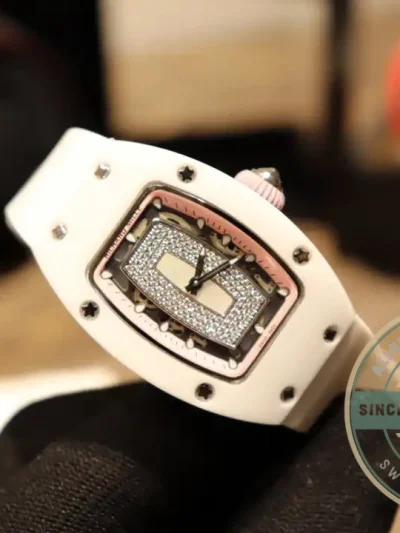 Replica Richard Mille 007-1 White Ceramic White Lips - Best Quality Replica Watch