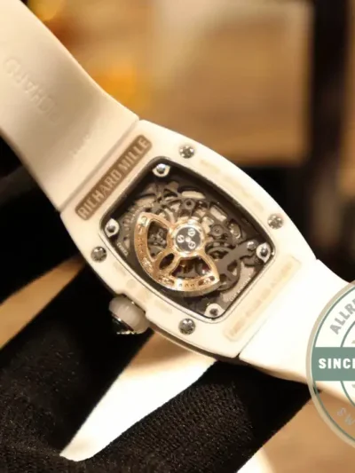 Replica Richard Mille 007-1 White Ceramic White Lips - Top-Tier Swiss Replica Watch