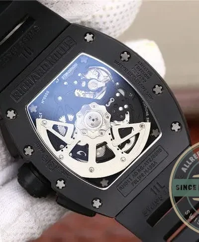 Replica Richard Mille 011-03 Black Strap - 1:1 Swiss Replica Watch