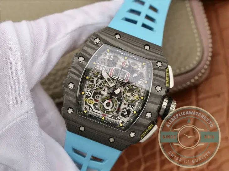 Replica Richard Mille 011-03 Blue Strap - Affordable Luxury Replica Timepiece