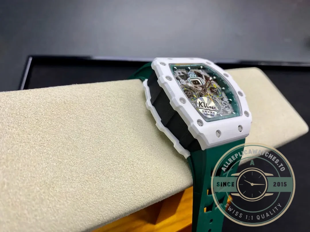 Replica Richard Mille 011-03 Green Strap - High-Grade Replica Watch