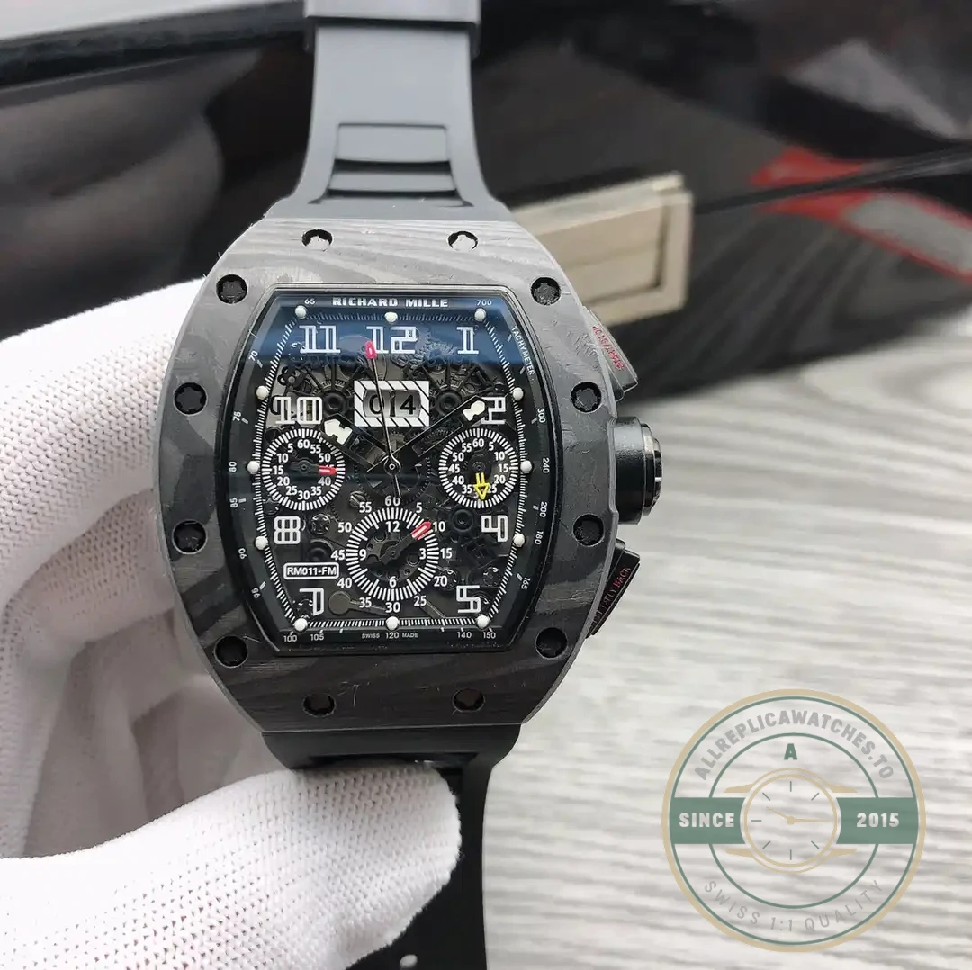 Replica Richard Mille 011-03 L88 Black Strap - Premium Super Clone Watch