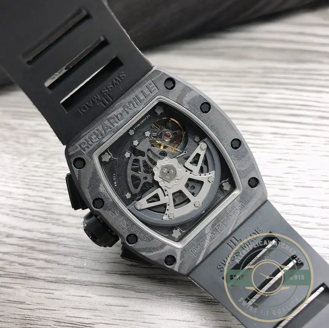 Replica Richard Mille 011-03 L88 Black Strap - Affordable Luxury Replica Timepiece