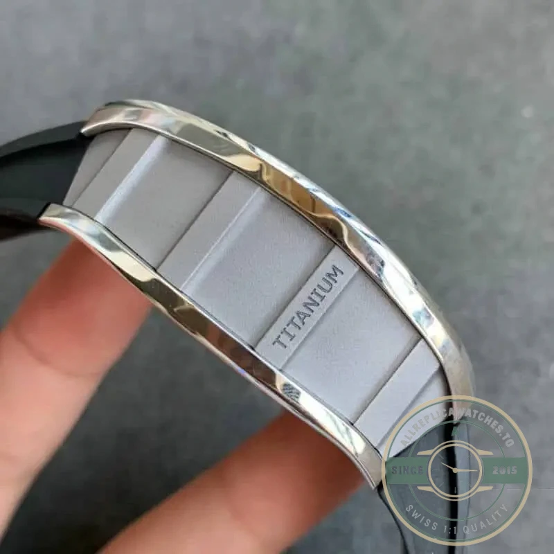 Replica Richard Mille 011 Black Rubber Strap - Luxury Replica Watch