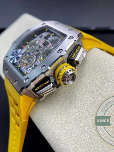 Replica Richard Mille 011 Felipe Massa Titanium Steel Case - 1:1 Swiss Replica Watch