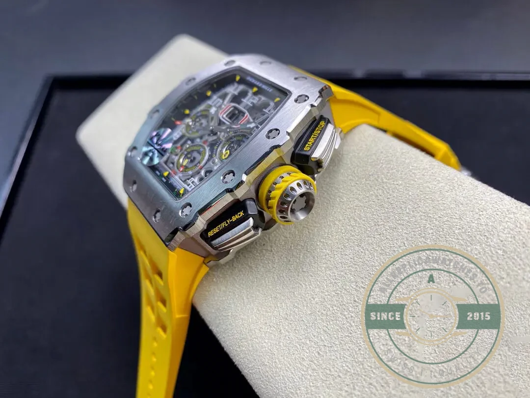 Replica Richard Mille 011 Felipe Massa Titanium Steel Case - 1:1 Swiss Replica Watch