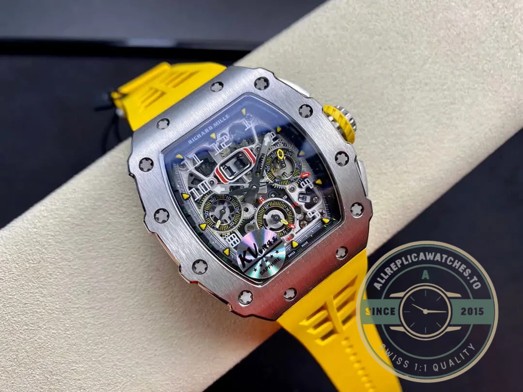 Replica Richard Mille 011 Felipe Massa Titanium Steel Case - 1:1 Swiss Replica Watch