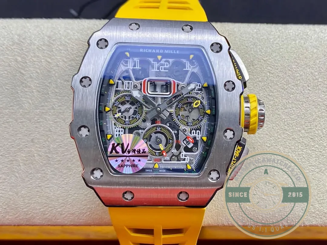 Replica Richard Mille 011 Felipe Massa Titanium Steel Case - High-Grade Replica Watch