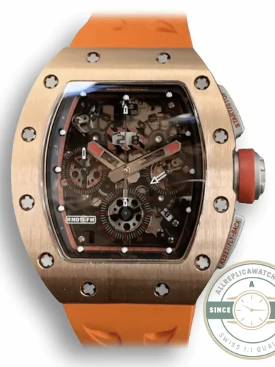 Replica Richard Mille 011 Rose Gold - Factory Super Clone Watch
