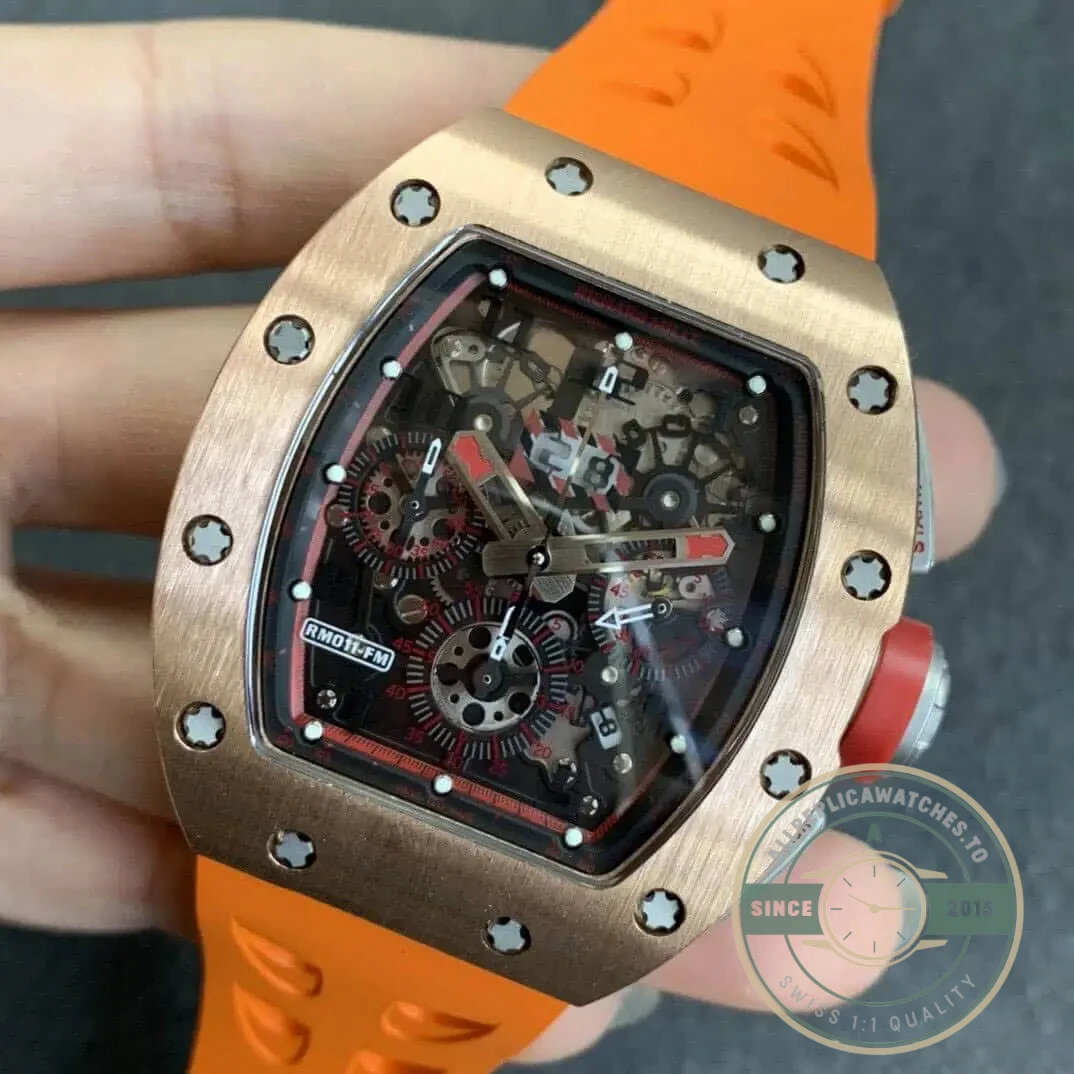 Replica Richard Mille 011 Rose Gold - Affordable Luxury Replica Timepiece