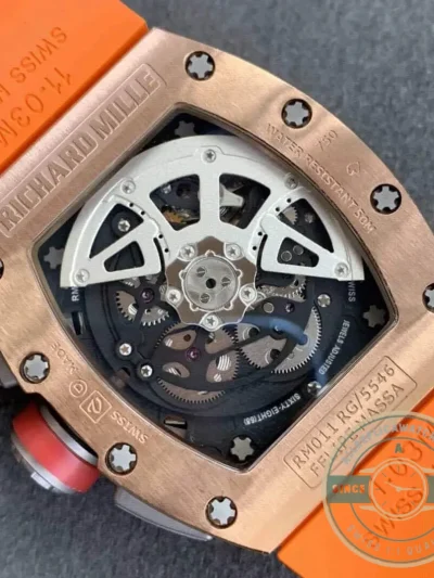 Replica Richard Mille 011 Rose Gold - Best Quality Replica Watch