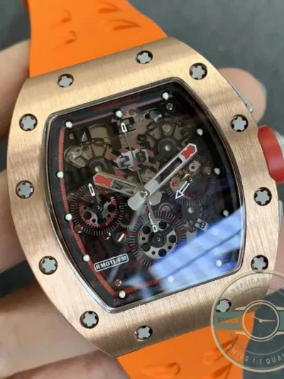 Replica Richard Mille 011 Rose Gold - High-Grade Replica Watch