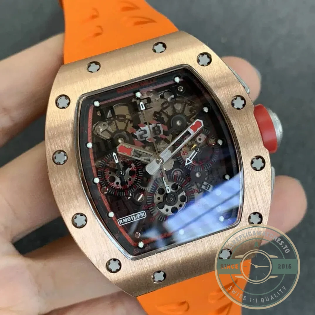 Replica Richard Mille 011 Rose Gold - High-Grade Replica Watch