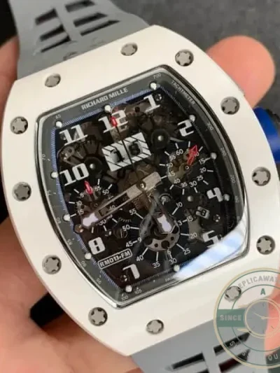 Replica Richard Mille 011 White Ceramic Case - Swiss-Made Clone Watch