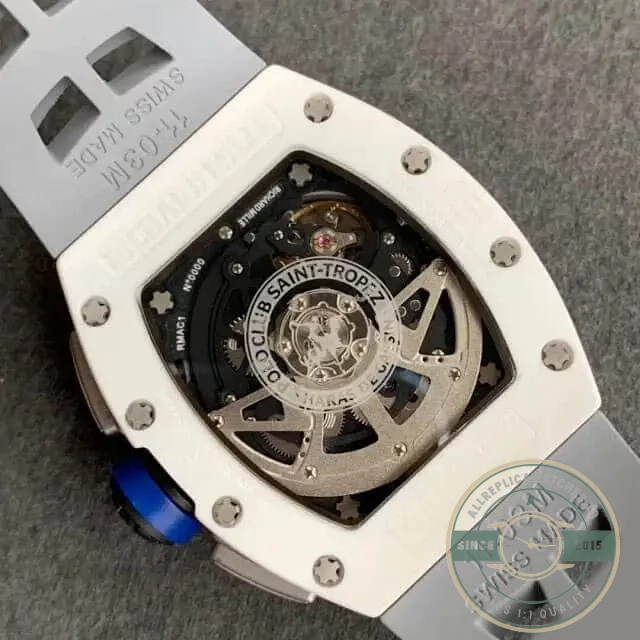 Replica Richard Mille 011 White Ceramic Case - Premium Super Clone Watch