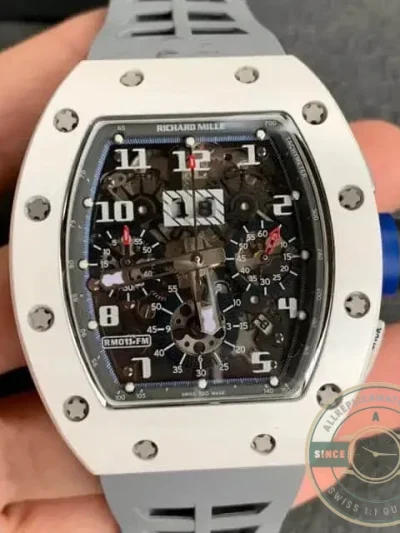 Replica Richard Mille 011 White Ceramic Case - Affordable Luxury Replica Timepiece
