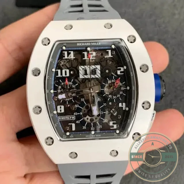 Replica Richard Mille 011 White Ceramic Case - Affordable Luxury Replica Timepiece
