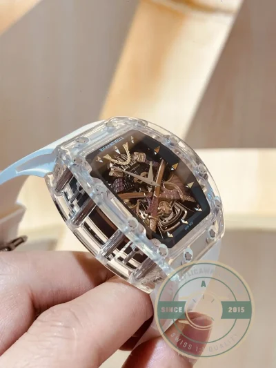 Replica Richard Mille 047 New Samurai Armor White Strap - Luxury Replica Watch