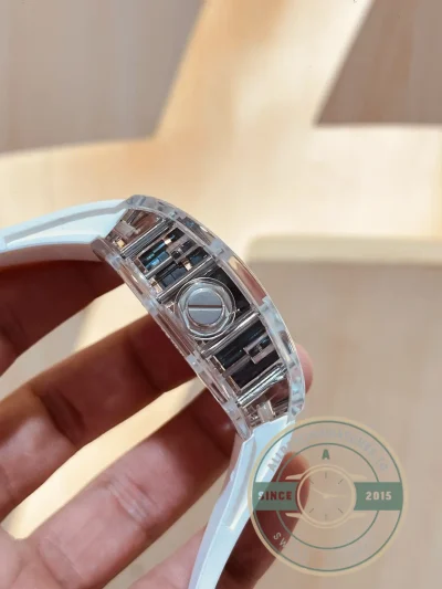 Replica Richard Mille 047 New Samurai Armor White Strap - Swiss-Made Clone Watch