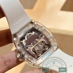Replica Richard Mille 047 New Samurai Armor White Strap - 1:1 Swiss Replica Watch