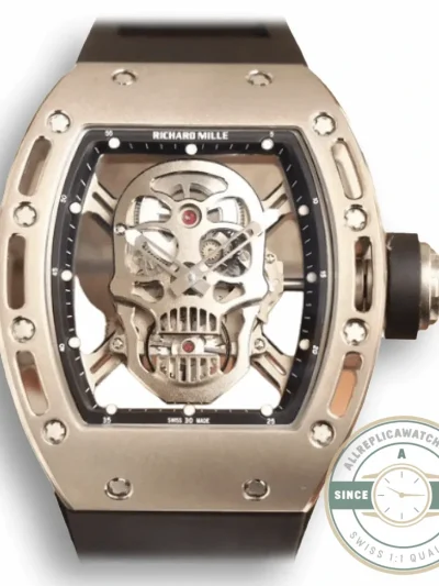 Replica Richard Mille 052 Silver Skull Dial Swiss Movement - Affordable Luxury Replica Timepiece