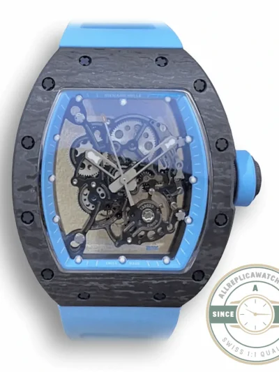 Replica Richard Mille 055 Blue Strap - Luxury Replica Watch
