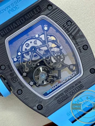 Replica Richard Mille 055 Blue Strap - Affordable Luxury Replica Timepiece