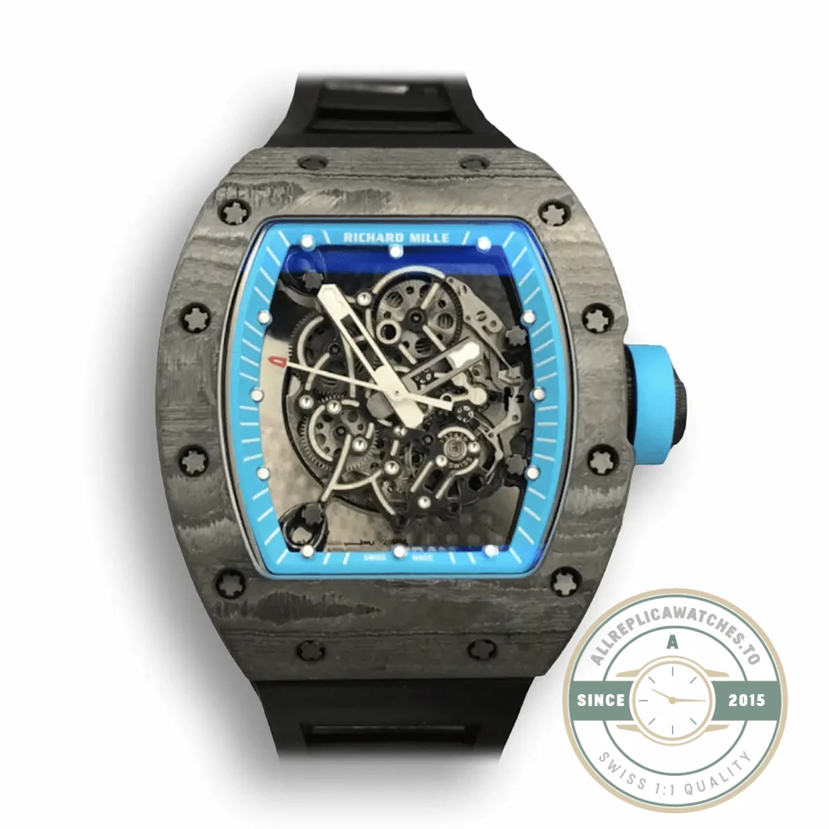 Replica Richard Mille 055 Carbon Fiber Case - Luxury Replica Watch