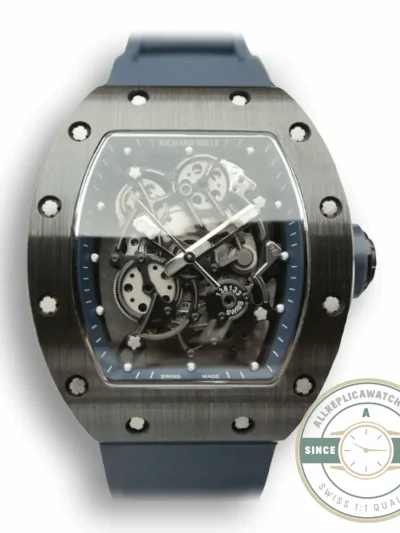 Replica Richard Mille 055 Dark Blue Strap - 1:1 Swiss Replica Watch