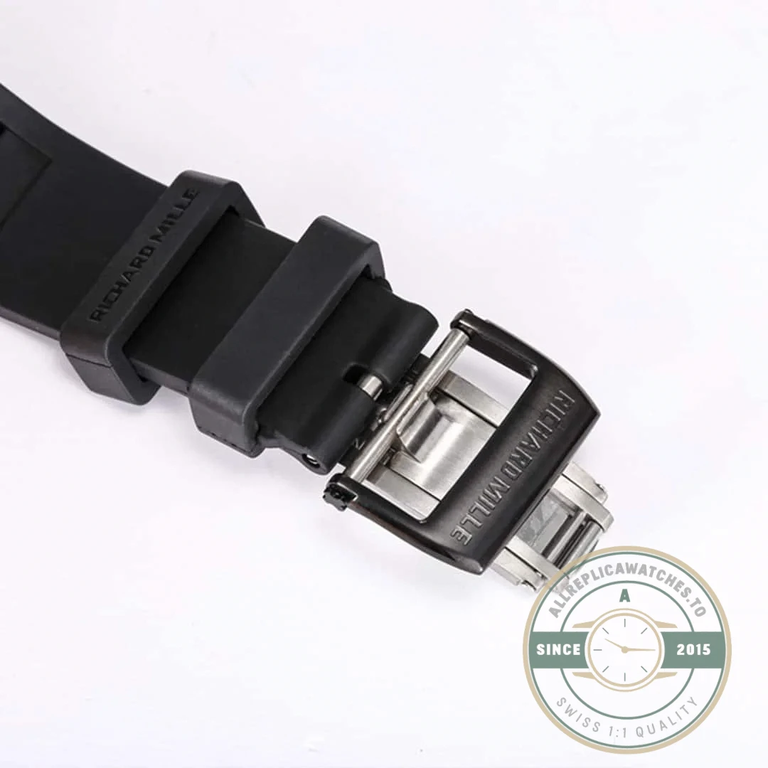 Replica Richard Mille 055 Ntpt Black Rubber Strap - Affordable Luxury Replica Timepiece