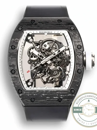 Replica Richard Mille 055 Ntpt Black Strap - Budget Luxury Replica Watch